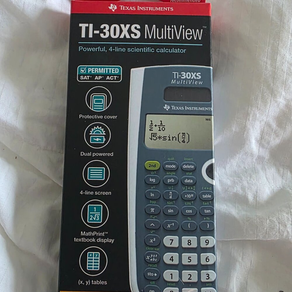 Texas Instruments TI-30XS MultiView Scientific Calculator The TI-30XS MultiView™